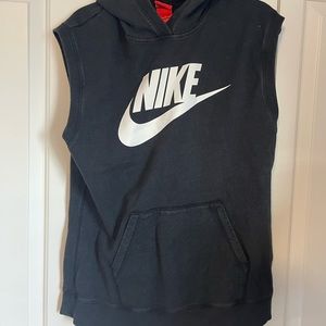 Nike sleeveless hoodie